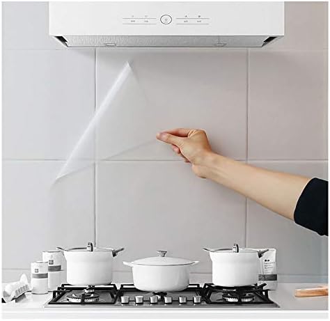 Sufang 4Pcs Clear Wall Sticker for Kitchen and Bathroom