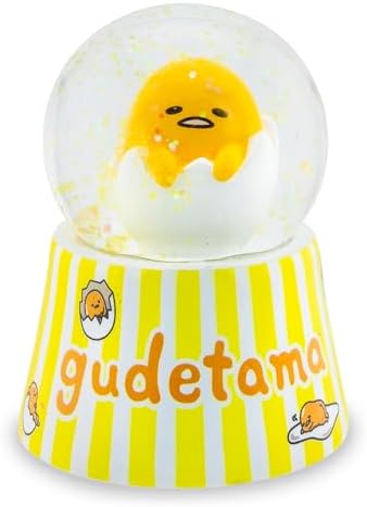 Sanrio Gudetama Mini Light-Up Snow Globe 3 Inches Tall