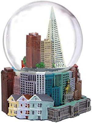 San Francisco Snow Globe with Trolley and Golden Gate Bridge
