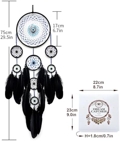 Jiyamony Evil Eye Dream Catcher Wall Decor
