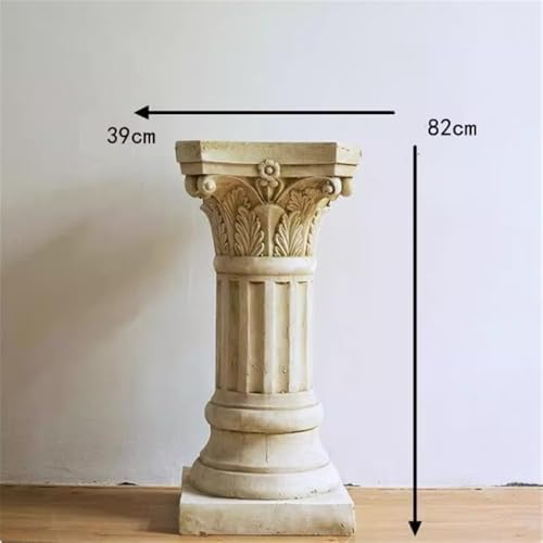 Retro Greek Column Pedestal for Statues and Plants