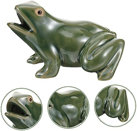 Zen Garden Water Fountain Outdoor Decor Sculpture Rockery Frog