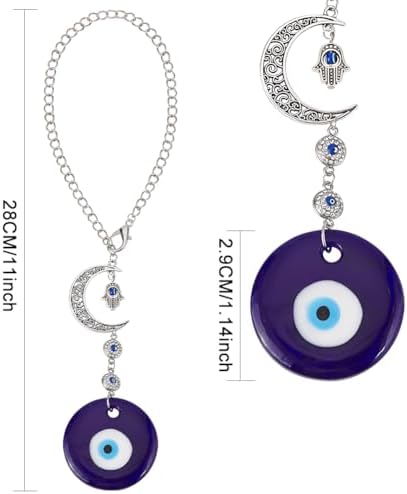 Blue Evil Eye Car Hanging Pendant Suncatcher Decor