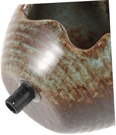 Mipcase Small Ceramic Fountain Outdoor Garden Decor