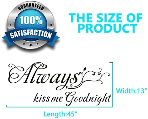 AnFigure Always Kiss Me Goodnight Wall Decal