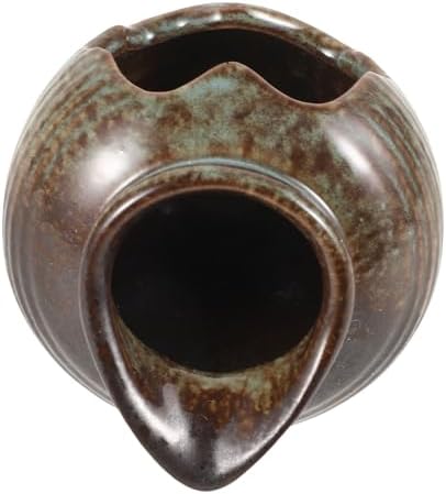 Kisangel Ceramic Jar Fountain Decor Outdoor Garden Bird Fountain