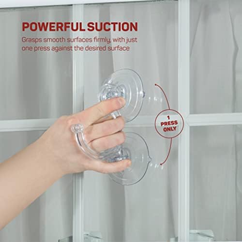 SEWANTA Giant Suction Wreath Hanger for Glass Doors