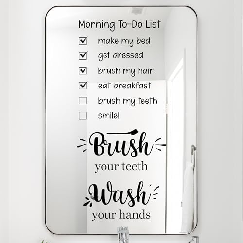 Wash Your Hands Bathroom Wall Decals Black Vinyl Stickers