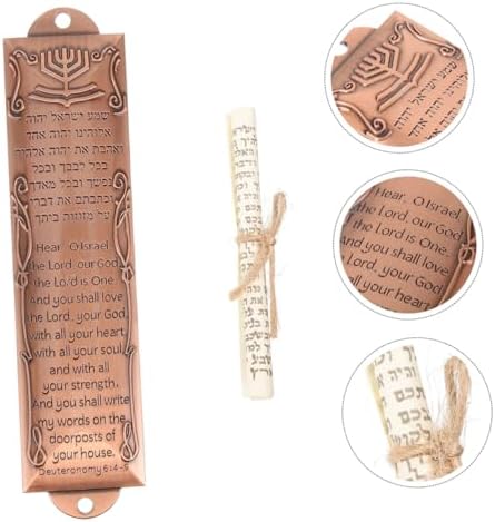 Wakauto 2pcs Jewish Mezuzah Door Decor