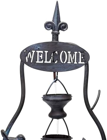 Alpine Corporation MAZ256 7 Cup Tiered Bronze Water Fountain