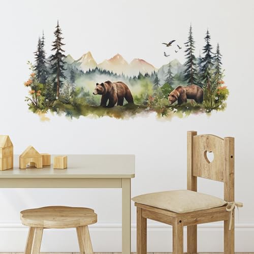 Eutecado Animals Wall Stickers for Bedroom and Nursery