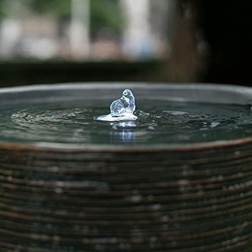 Modern Polyresin Water Fountain with Lights