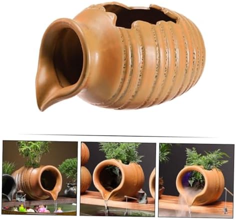 Ceramic Jar Water Fountain for Garden and Yard Decoration