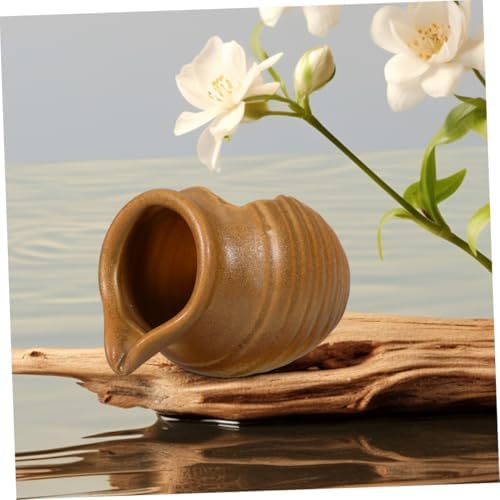 GLEAVI Ceramic Waterfall Fountain for Outdoor Decor