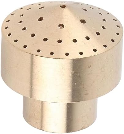 GLOGLOW Brass Column Nozzle for Water Fountains