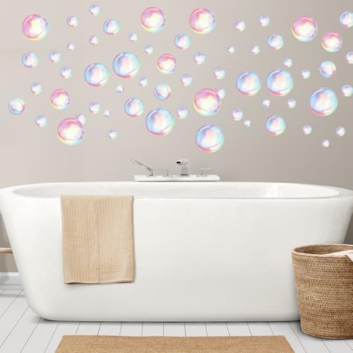 4 Sheets Bubble Wall Decals Under The Sea Birthday Decor