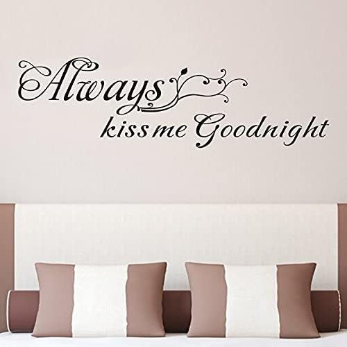 AnFigure Always Kiss Me Goodnight Wall Decal