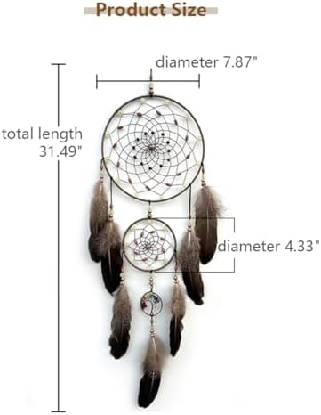 Dream Catcher with Luminous Beads for Wall Decor