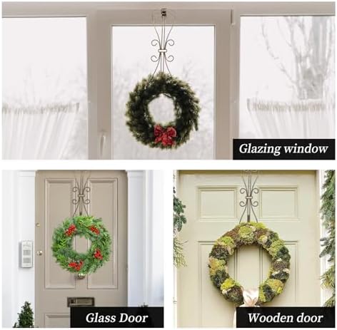 Shangtianfeng Golden Wreath Hanger for Front Door