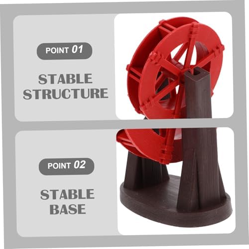STOBAZA Water Wheel Fountain Decor for Garden