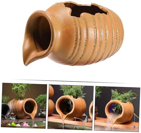 Ceramic Water Fountain Jar for Indoor and Outdoor Decor
