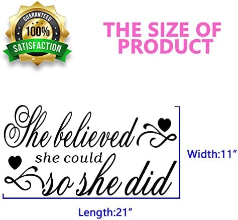She Believed She Could Wall Decals for Women