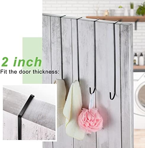 Hotop 15 Inch Wreath Hangers Black 4 Pack