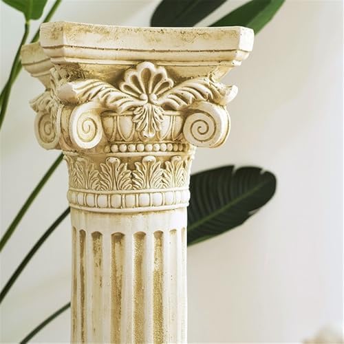 Greek Column Retro Roman Pedestal Display Base for Statues Plants Vases