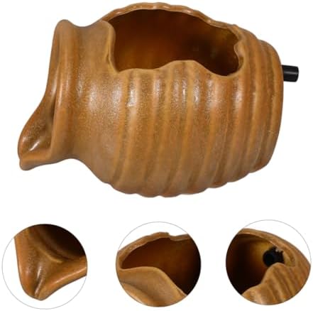 Holibanna Ceramic Water Fountain Jar Indoor Outdoor Decor
