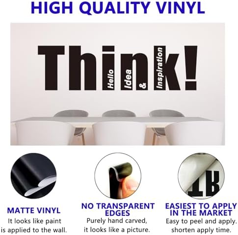 Motivational Quotes Wall Sticker for Office 25x7 Inches