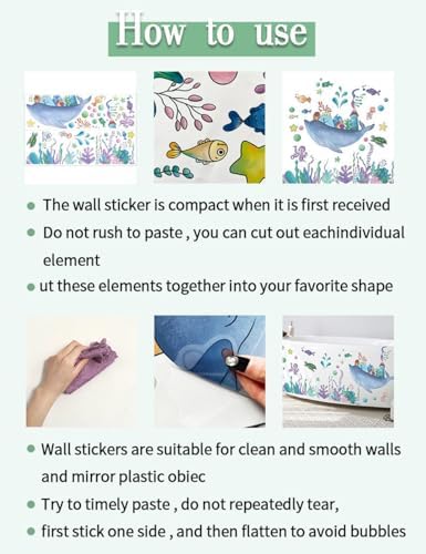 2 Packs Black Vine Bathroom Wall Decals
