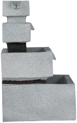 Elegant 4-Tier Water Fountain for Indoor and Outdoor Use