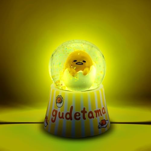 Sanrio Gudetama Mini Light-Up Snow Globe 3 Inches Tall