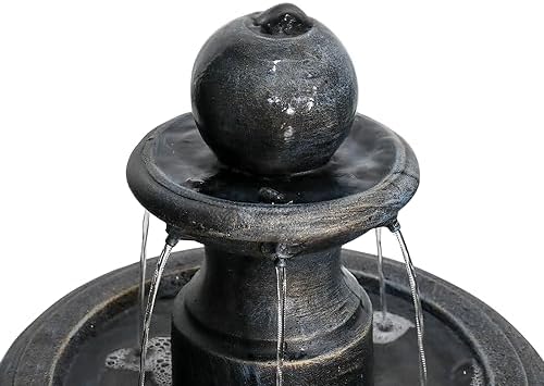 SunJet 452 High 3-Tiers Concrete Outdoor Fountain