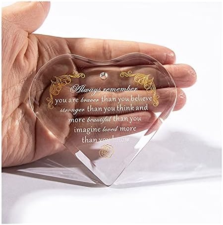 SAIYI K9 Crystal Heart Hanging Decorative Plaque