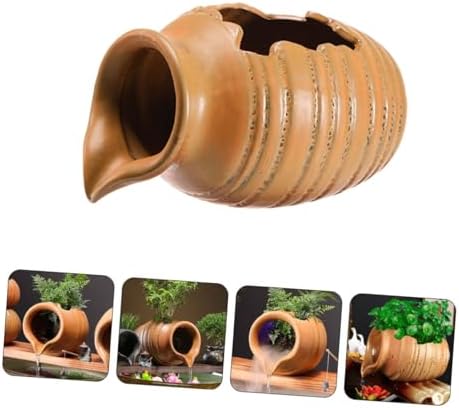 Ceramic Water Fountain Jar for Indoor and Outdoor Decor