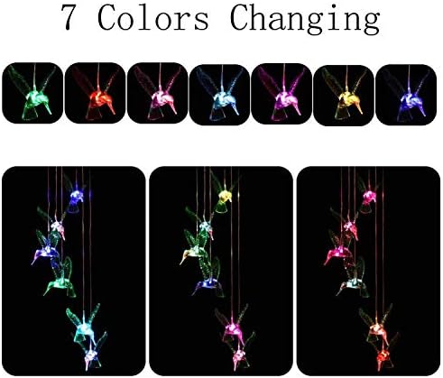NiniTe Solar Wind Chimes with Color Changing Lights