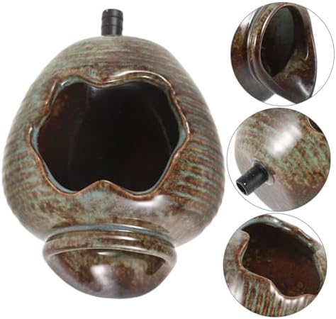 Mipcase Small Ceramic Fountain Outdoor Garden Decor