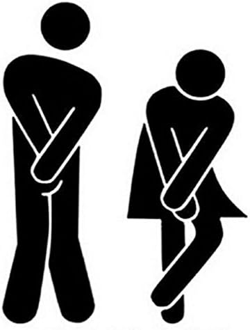 Bestjybt Removable Toilet Wall Sticker