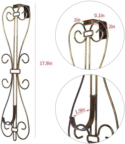 Shangtianfeng Golden Wreath Hanger for Front Door