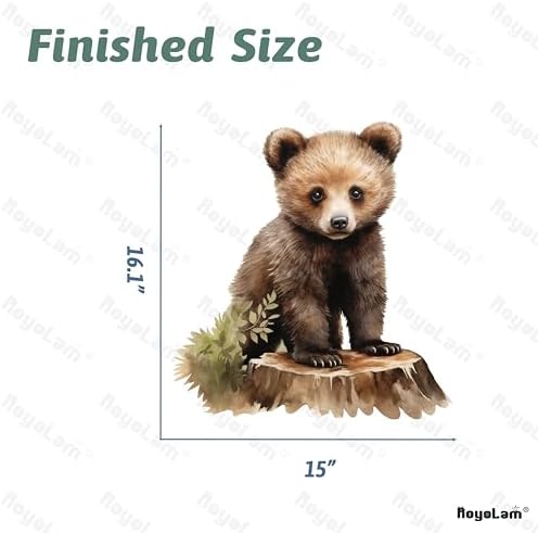 Lifelike Bear Wall Sticker for Nursery
