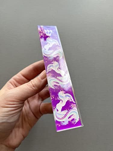 Childrens Mezuzah Scroll Case with Unicorns