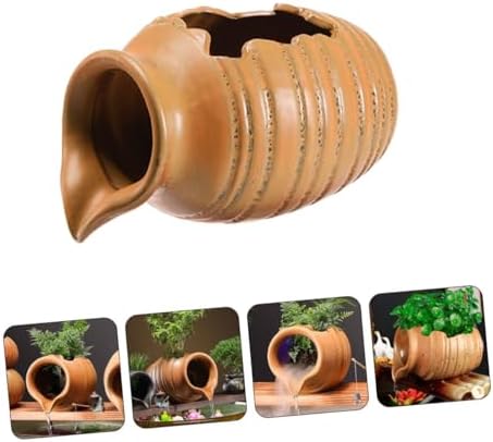 Ceramic Jar Water Fountain for Garden and Yard Decoration