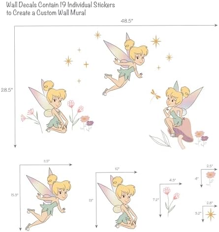 Bedtime Originals Disney Tinker Bell Wall Decals