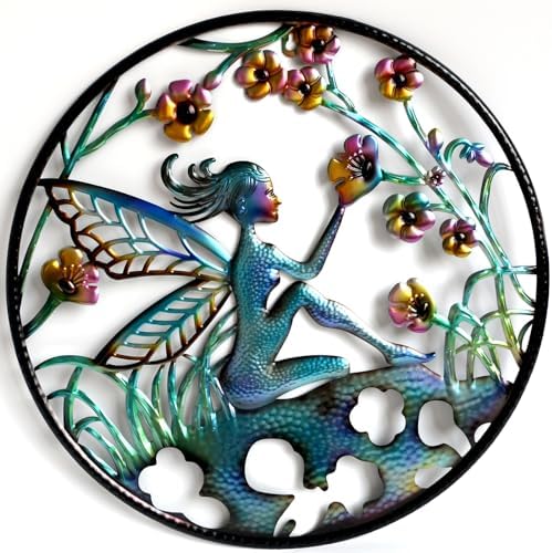 Shorayn 20 Inch Fairy Wall Art Outdoor Decor