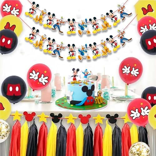 Seyal Mickey Mouse Garland Wall Decoration