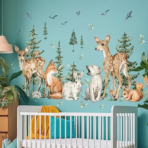 4 Sheet 12x36 Inch Giant Forest Tree Wall Decal