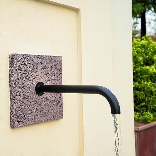 Solid Brass Fishhook Water Spout for Fountains and Ponds