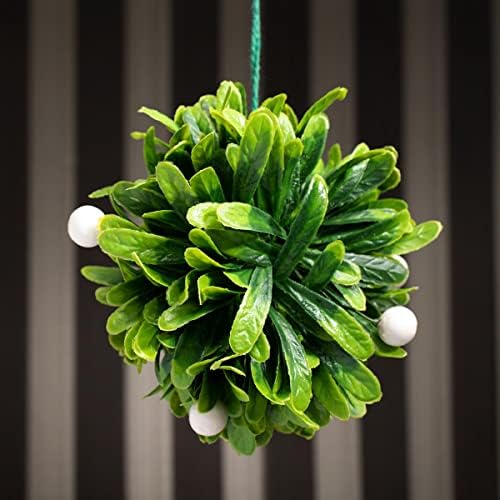 Andersons 5 Inch Hanging Mistletoe Kissing Ball