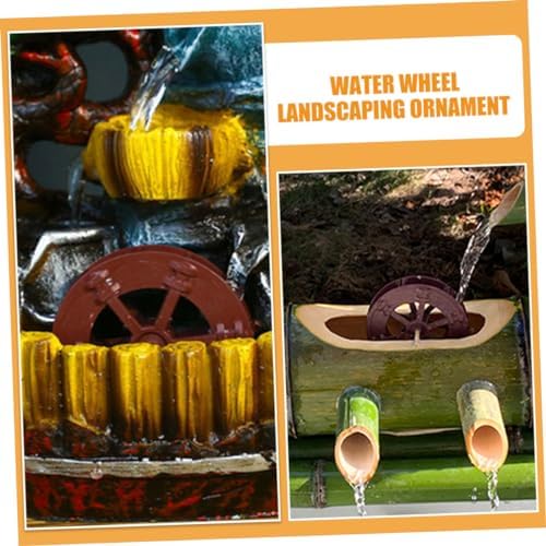 10Pcs Miniature Rotating Fountain Wheels for DIY Tabletop Waterfalls